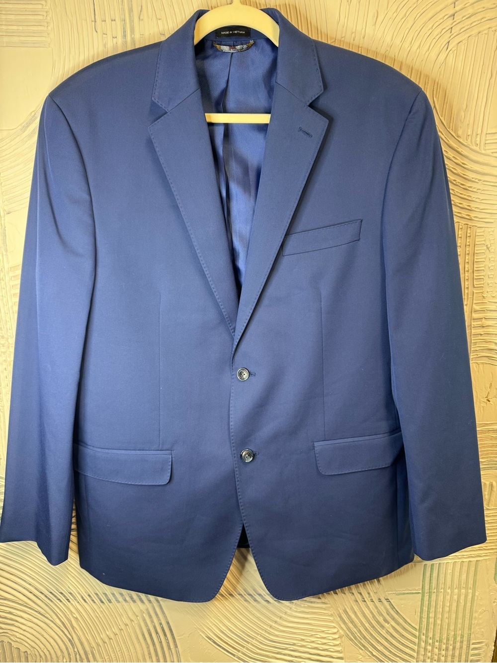 Sean John Men's Navy Two-Button Sport Coat